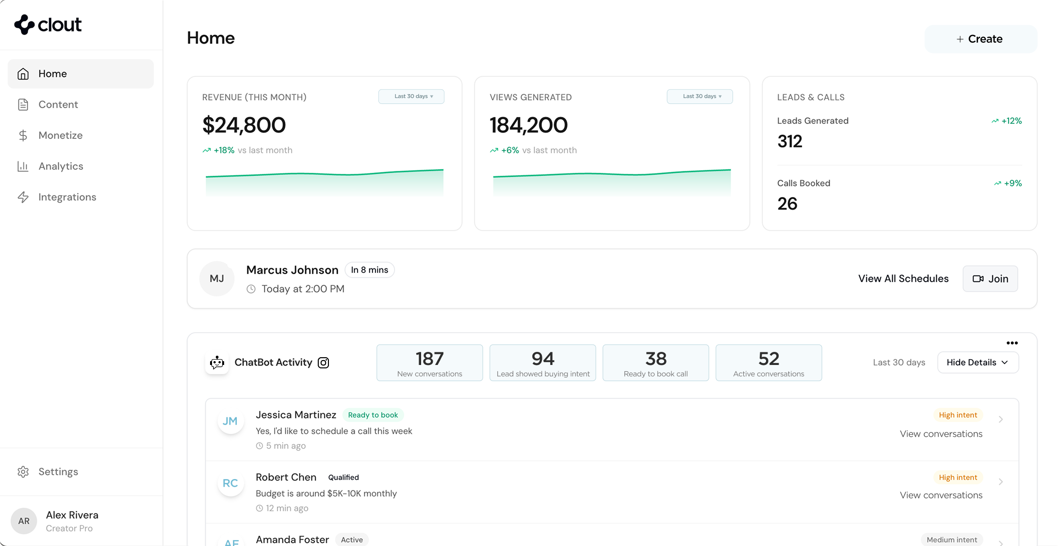 CloutAI Dashboard
